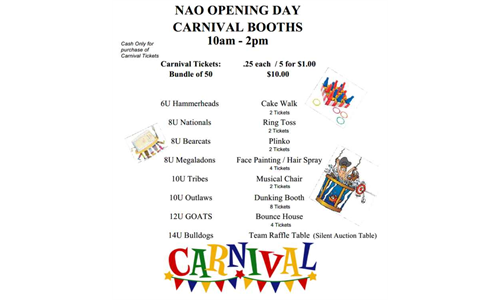 OPENING DAY CARNIVAL