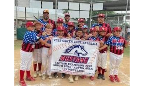 2023 10U Mustang Section Champions!